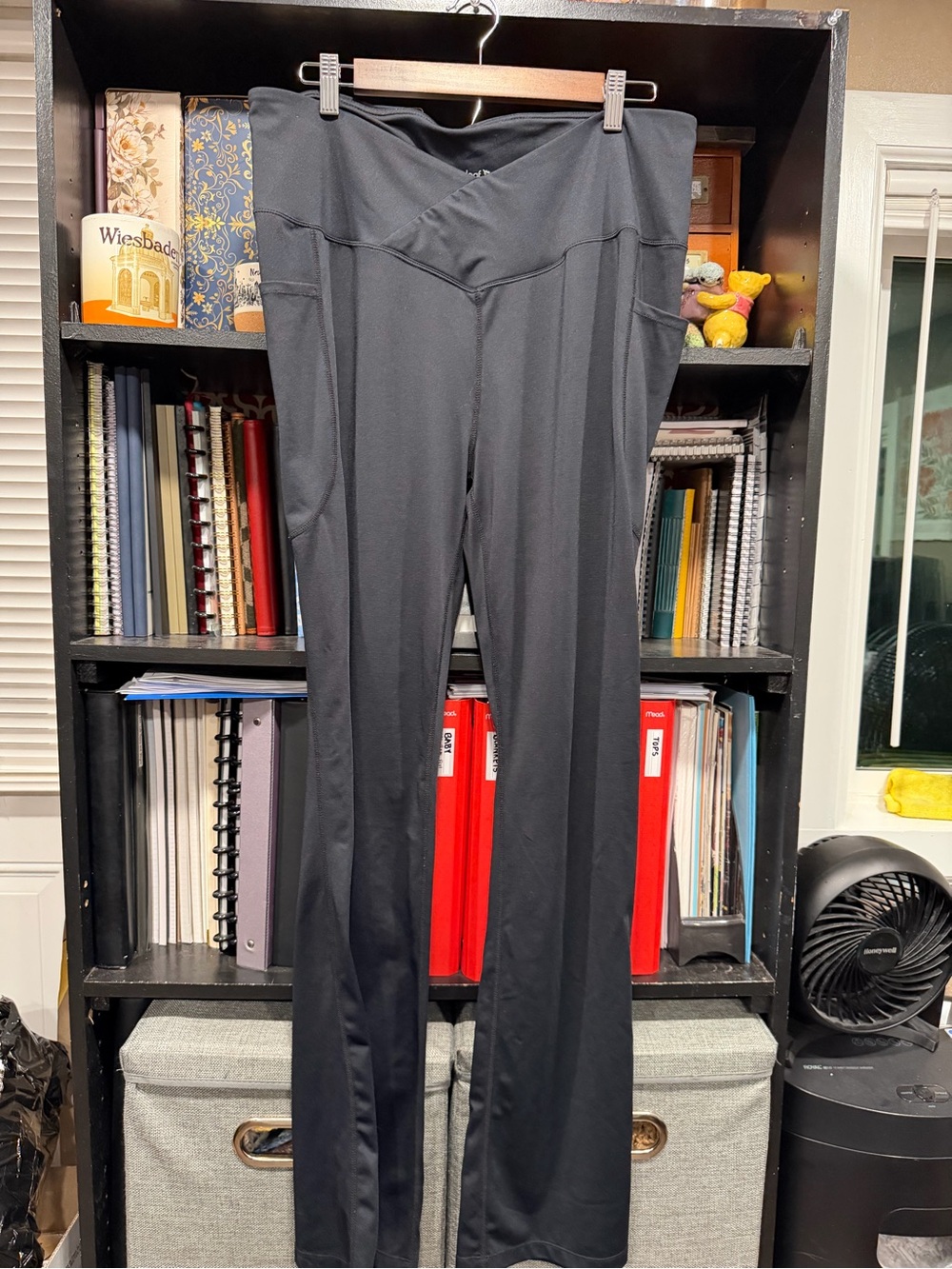 Baleaf Black Flare Active Track Pants